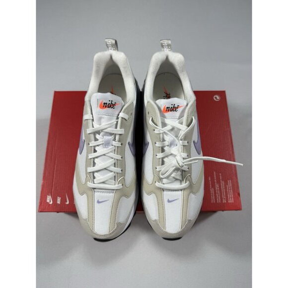 New Women’s Size 9.5 - Nike Air Max Dawn Light Bone Purple Dawn DC4068 100 - Picture 2 of 10